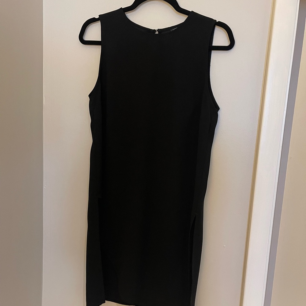 Topshop Black Sleeveless Sheath Mini Dress